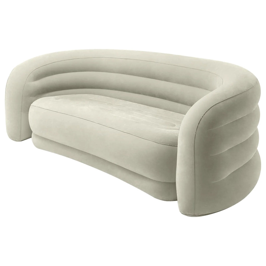INTEX Divano Curvo  Grigio 229 x 109 x 81 cm PVC 42035640