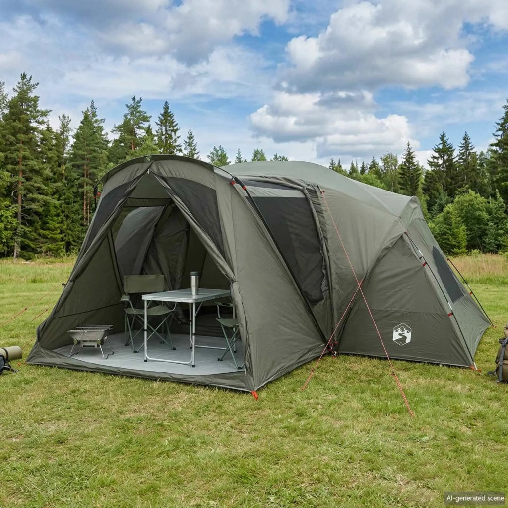 Tenda a capanna con copertura impermeabile 10 persona 42042257