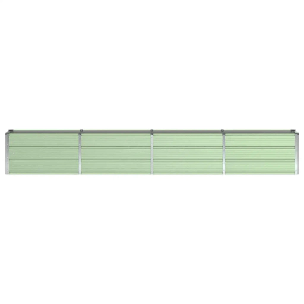 Fioriera | Cassetta per fiori | Vaso Verde 320 x 40 x 45 cm Acciaio