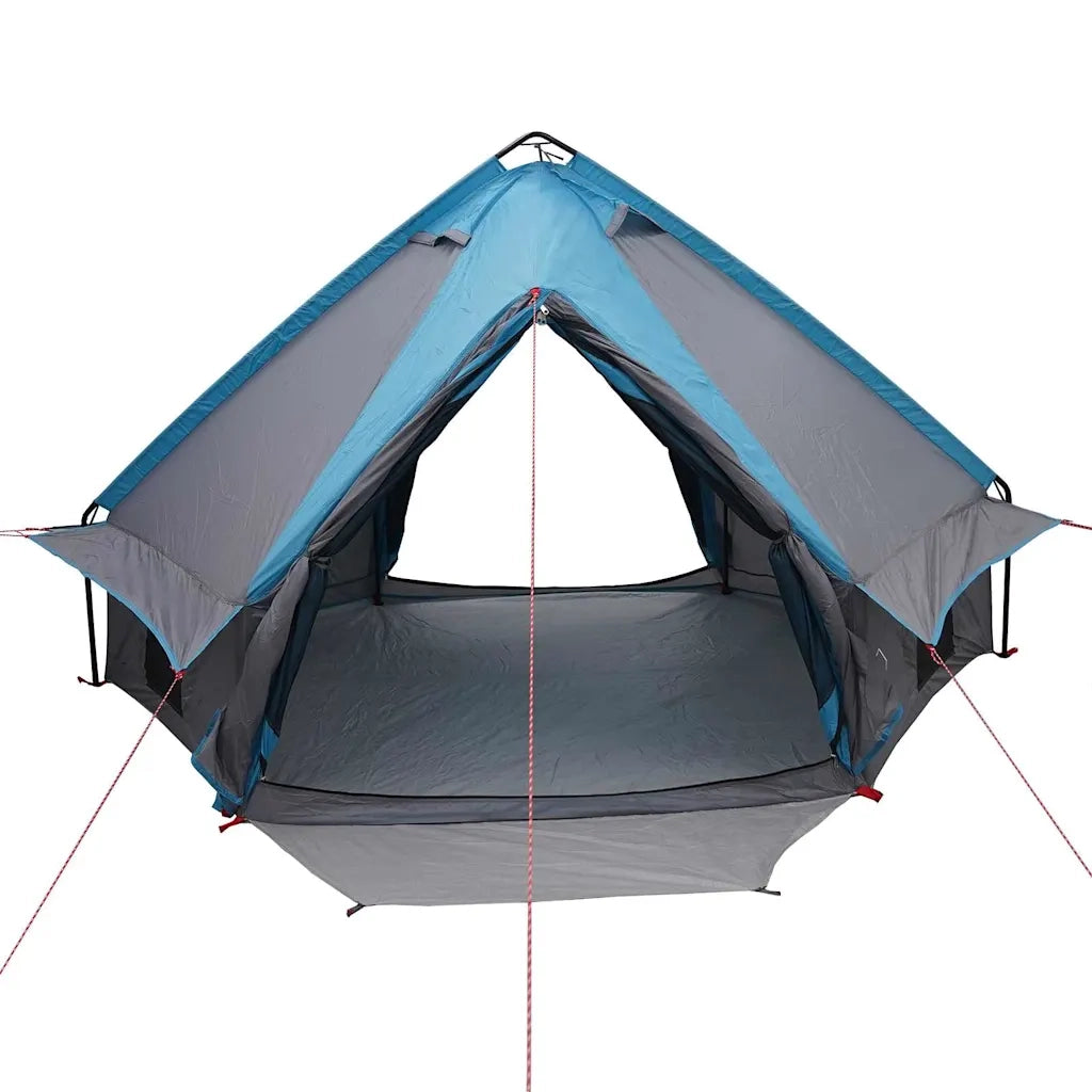 Tenda Teepee per 4 persone Blu e Grigio 388 x 320 x 169 cm 42004075