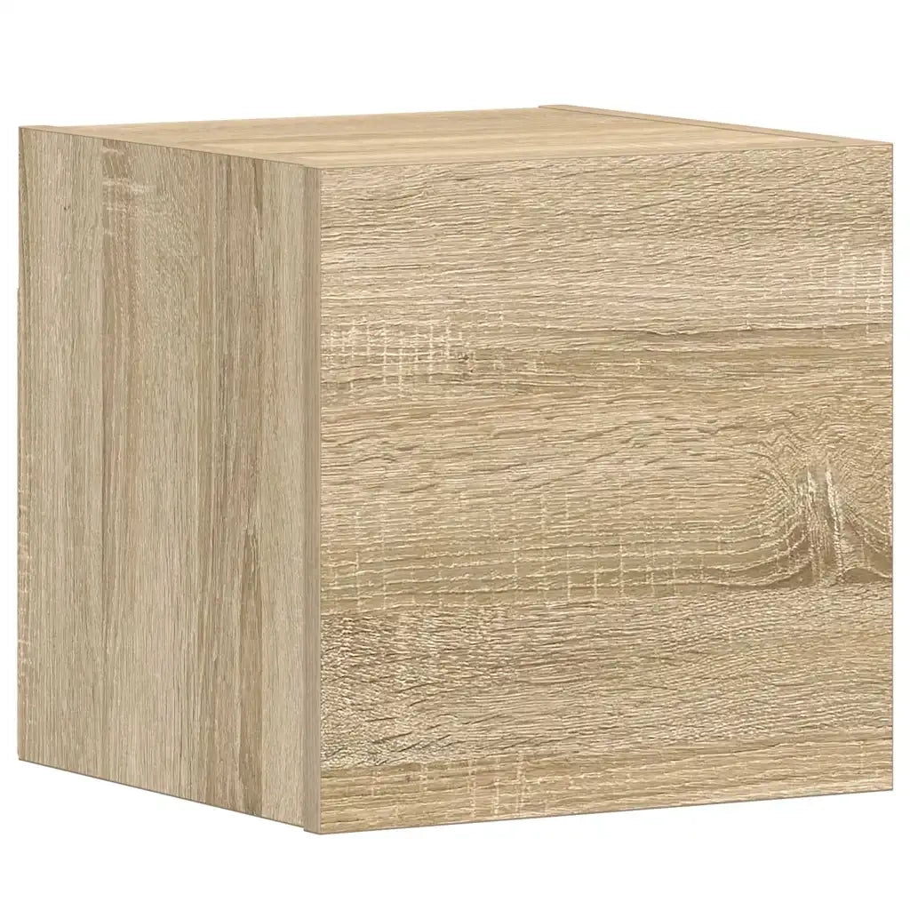 Set di Mobili Porta TV 3 pz-Set di 3 Credenza per TV Rovere Sonoma in Legno Multistrato 410356