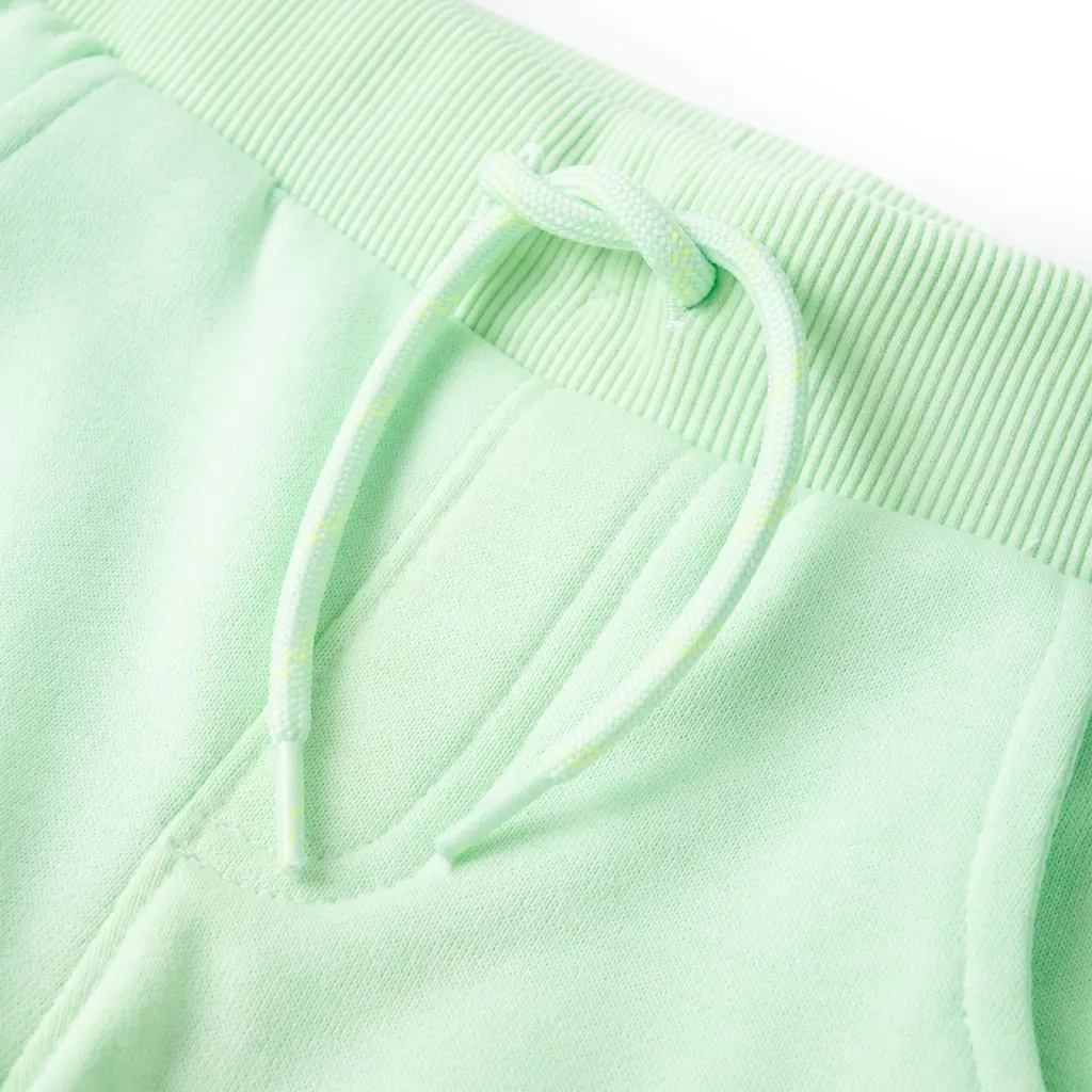 Pantaloni Tuta per Bambini Verde Brillante 140