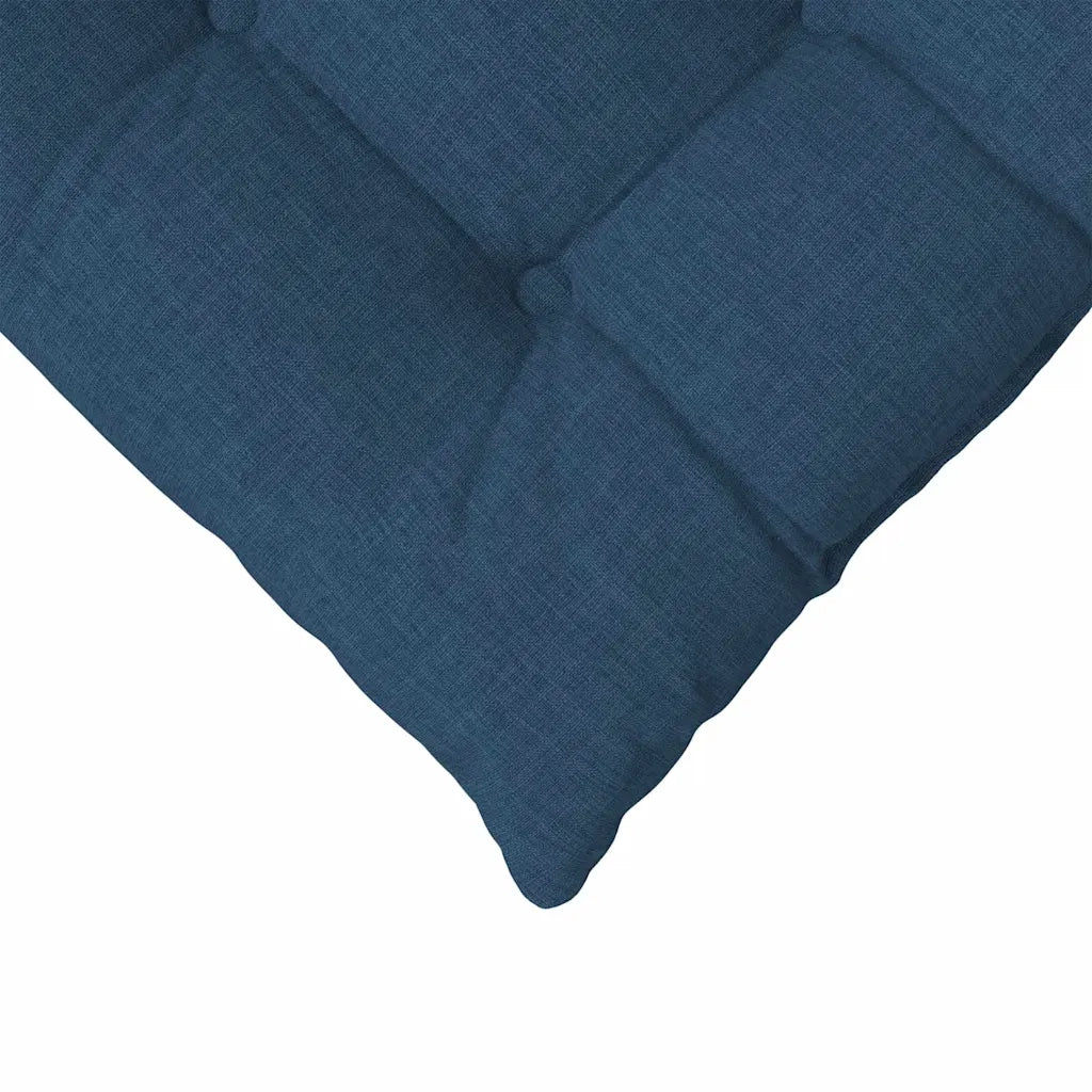Cuscini per Seduta 4 pcs Blu 40 x 40 x 6 cm Tessuto