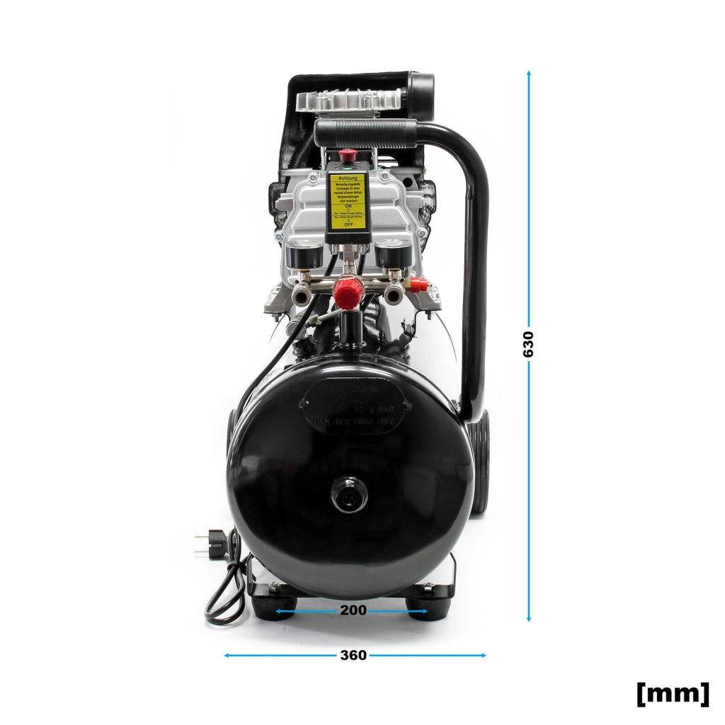 Compressore d’aria serbatoio da 50L 1500W 2CV 212l/min 2850 giri/min