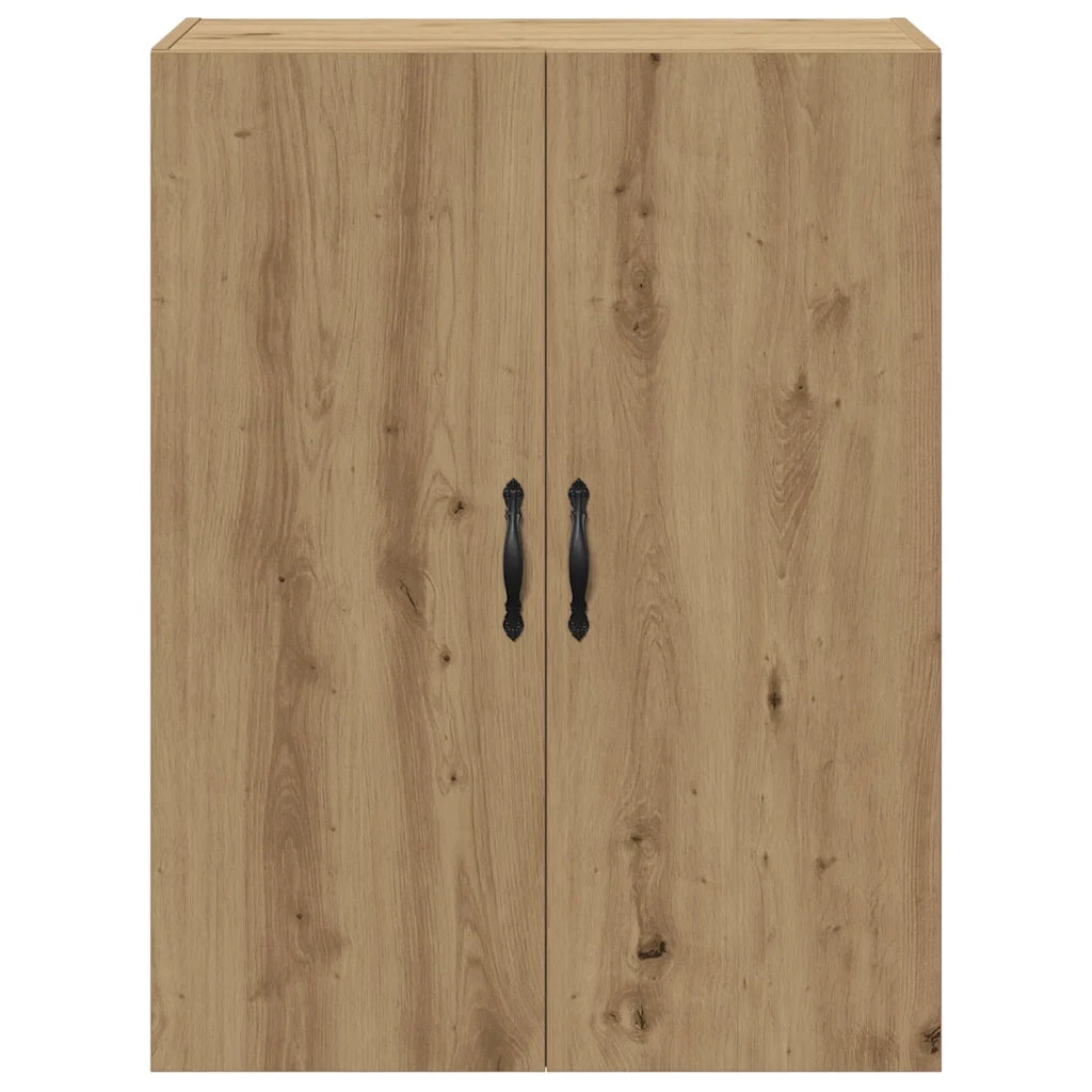 Mobile a Parete Rovere Artigianale 69,5x34x90 cm in Truciolato