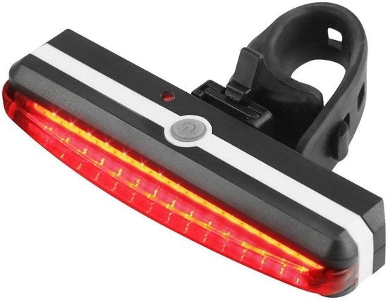Luce di Avviso da Coda per Bicicletta con Ricarica USB – Lampada di Avviso Estremamente Brillante – Segnalazione di Pericolo in Rosso – MTB