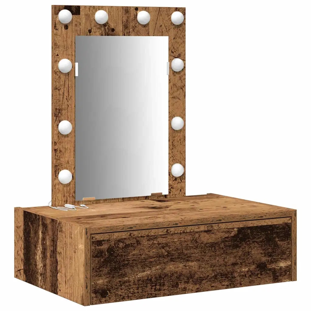 Tavolo da Trucco Marrone 60 x 40 x 70 cm Legno ingegnerizzato 865224
