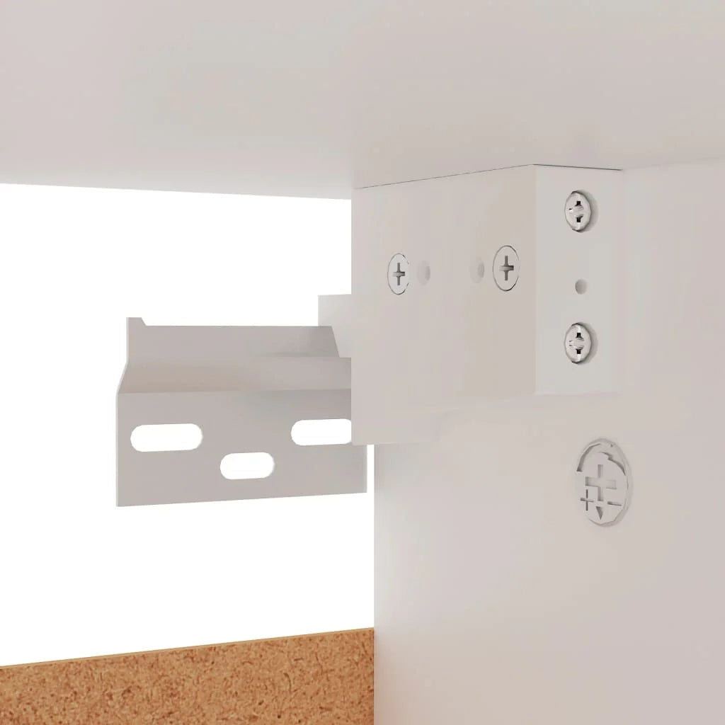 Scarpiera mobile contenitore per scarpe mobile per ingresso/corridoio/soggiorno 60 x 35 x 70 cm legno ingegnerizzato bianco 02_0021487