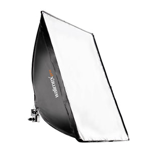 Softbox rettangolare 40 x 60 cm, Modificatore di luce con LED da 35 W e diffusore, luce diurna 5000 K, per illuminazione studio fotografico