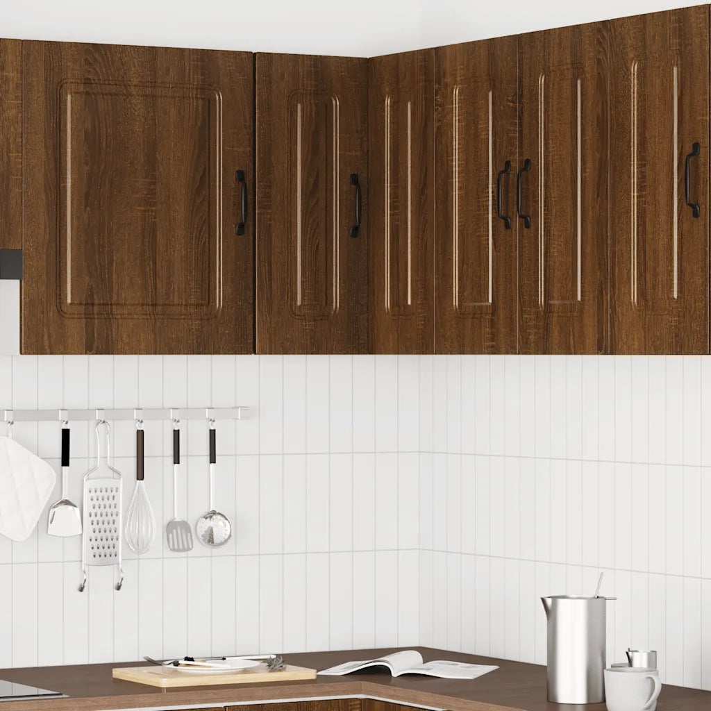 Pensile da Cucina ad Angolo Kalmar Rovere Marrone in Truciolato 853624