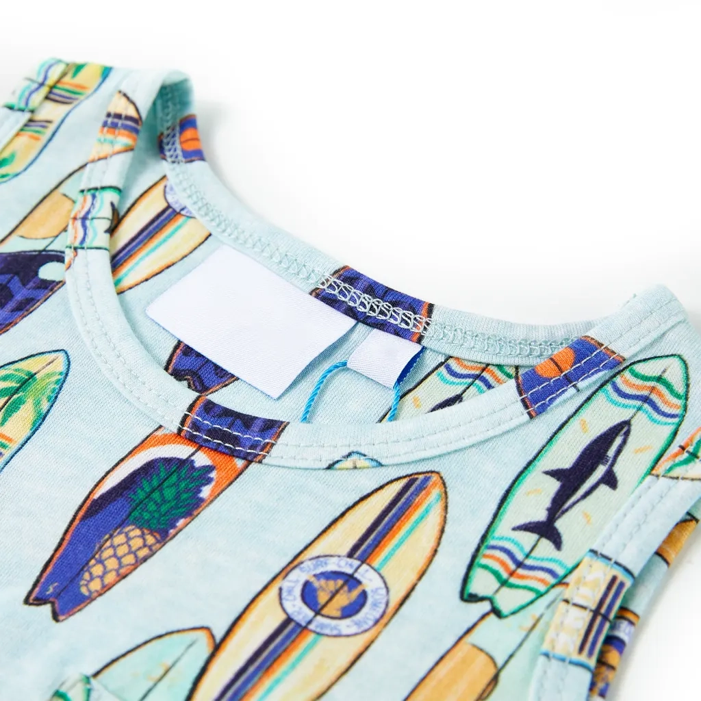 Canotta da Bambino Blu Tenue Mélange 128 11777