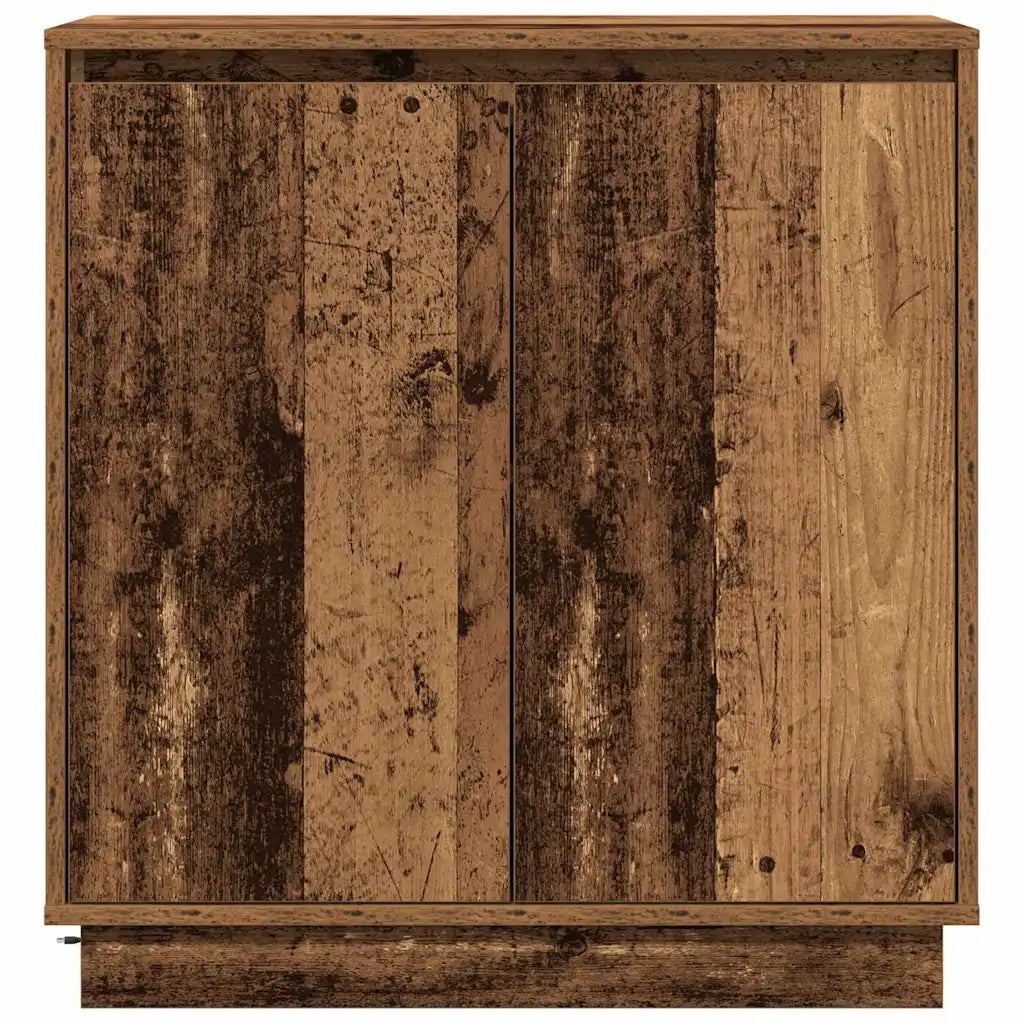 Madia LED per Legno antico 71 x 34,5 x 75 cm Legno multistrato 869648