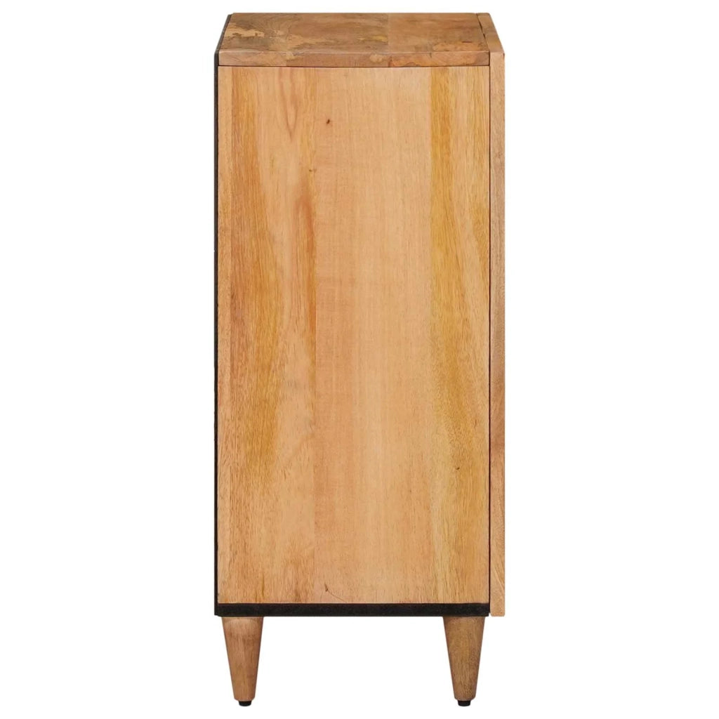 Credenza Naturale 60 x 33 x 75 cm Legno di mango massello
