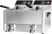 Frittura doppia - 31,3 x 59,8 x 38,6 cm - 16,25 kg - 3,25 W