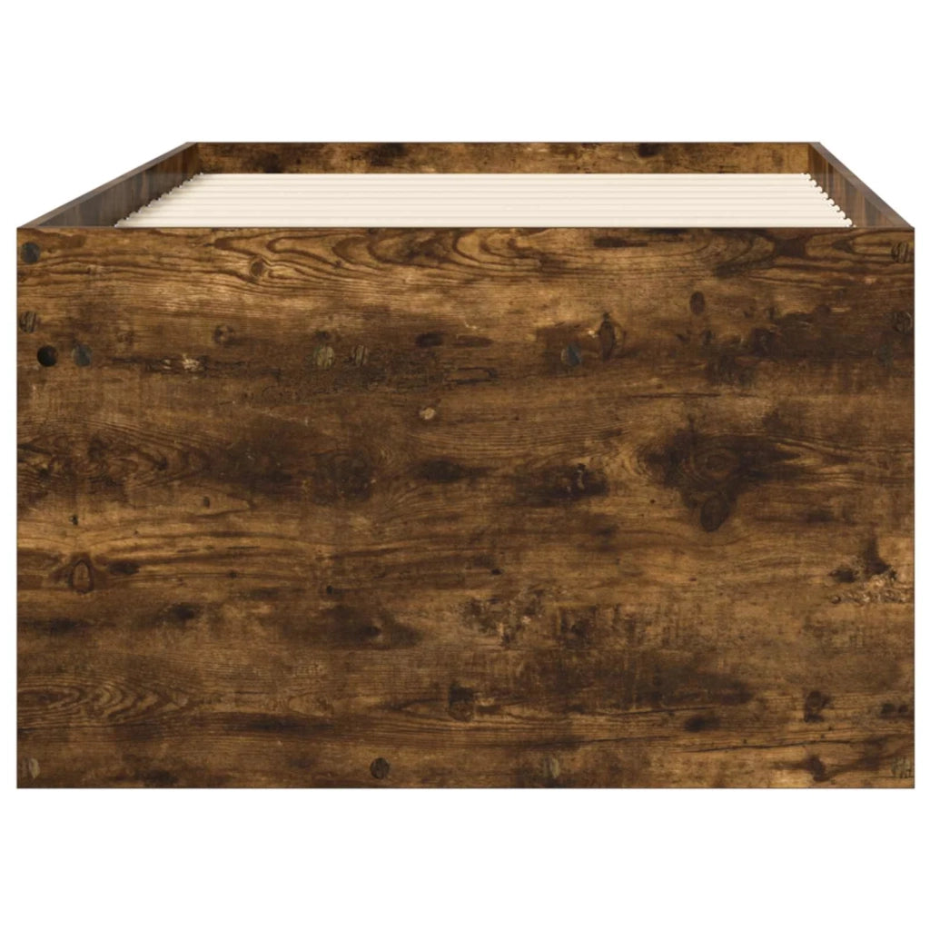 Telaio del letto con storage con porta Rovere Fumo 80 x 200 cm 3429495