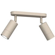 Plafoniera barra 2 spot orientabili crema GU10 2x8W Link Luminex