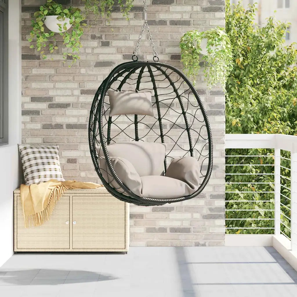Sedia uovo sospesa Talpa 91,5 x 54,5 x 107 cm polyrattan 42003846