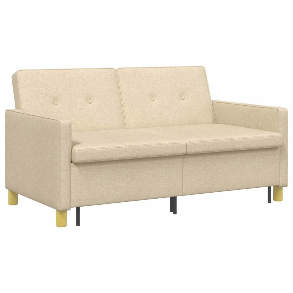 Divano Letto Estraibile Crema Tessuto 42033345