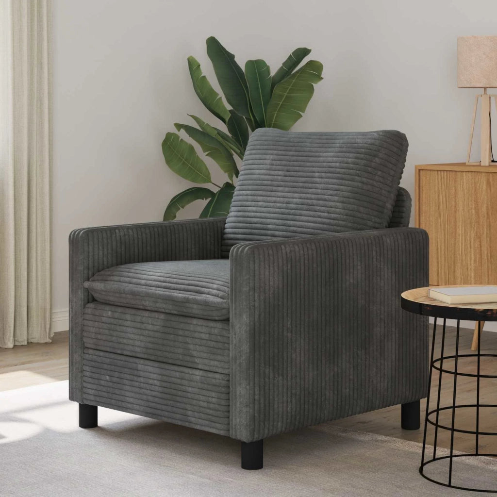 Divano Grigio Chiaro 76 x 81 x 87,5 cm Poliestere