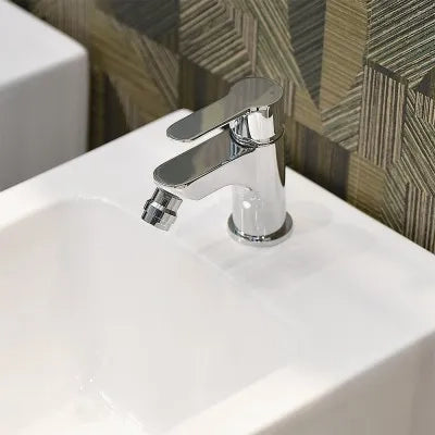 Miscelatore bidet cromato completo di piletta click clack Zoe
