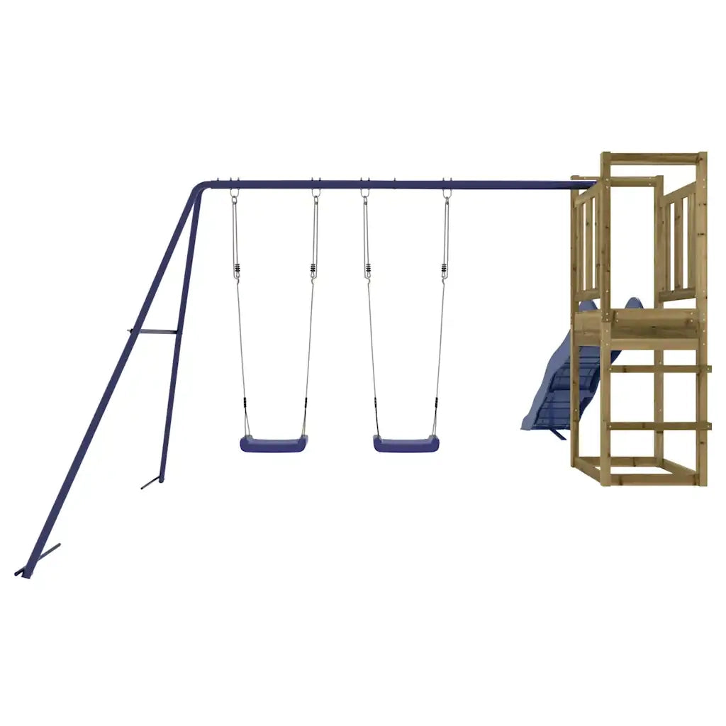 Set da Gioco da Esterno in Legno di Pino Impregnato CFW6252256