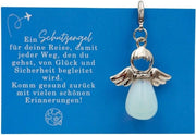 Sleutelhanger con Pietra di Lusso e Cartello | Amuleto di Buona Fortuna in Scatola di Regalo, Fatto a Mano | Regalo per Eventi Speciali (Viaggi)