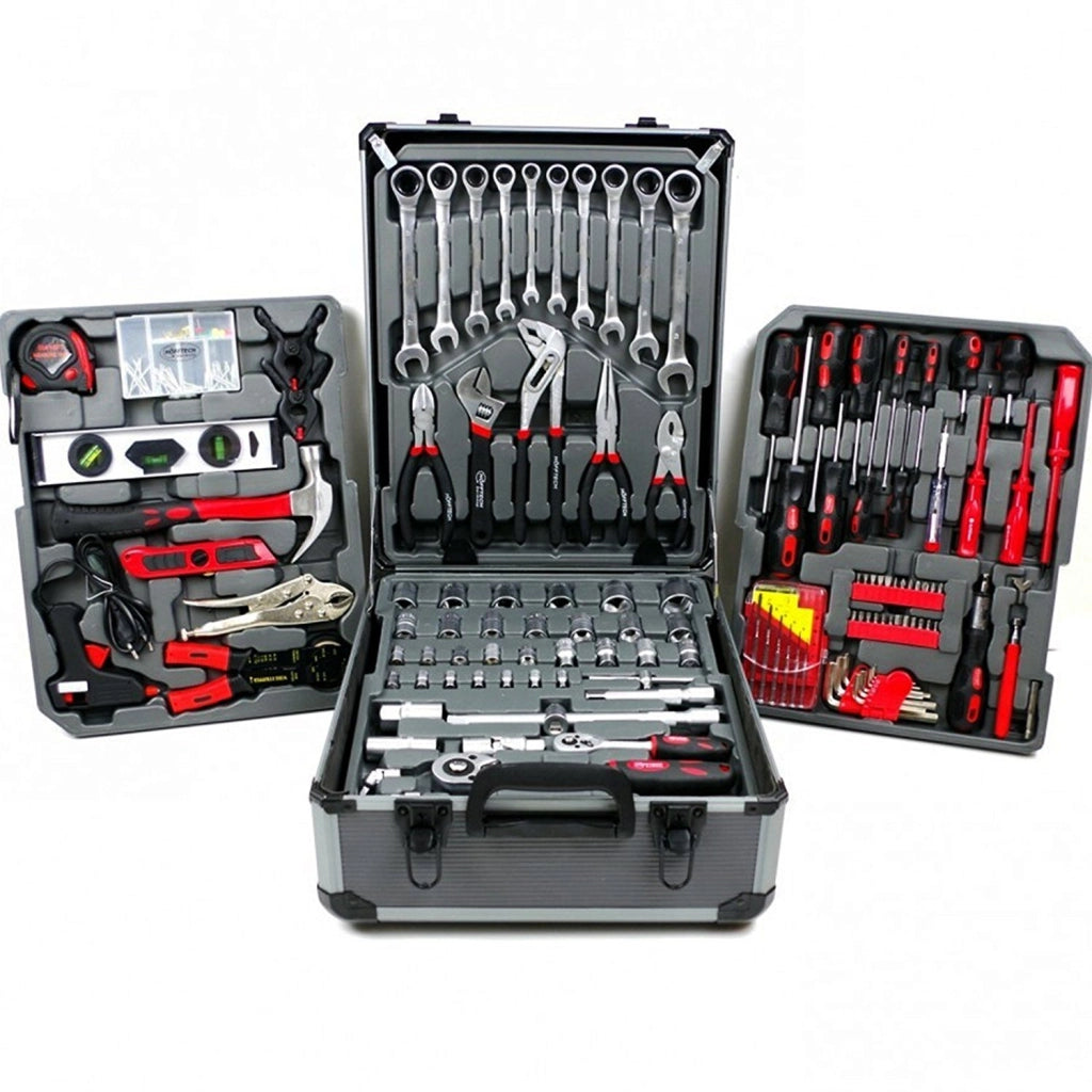 CASSETTA ATTREZZI A TROLLEY VALIGIA COMPLETA DI 187 PEZZI PROFESSIONAL