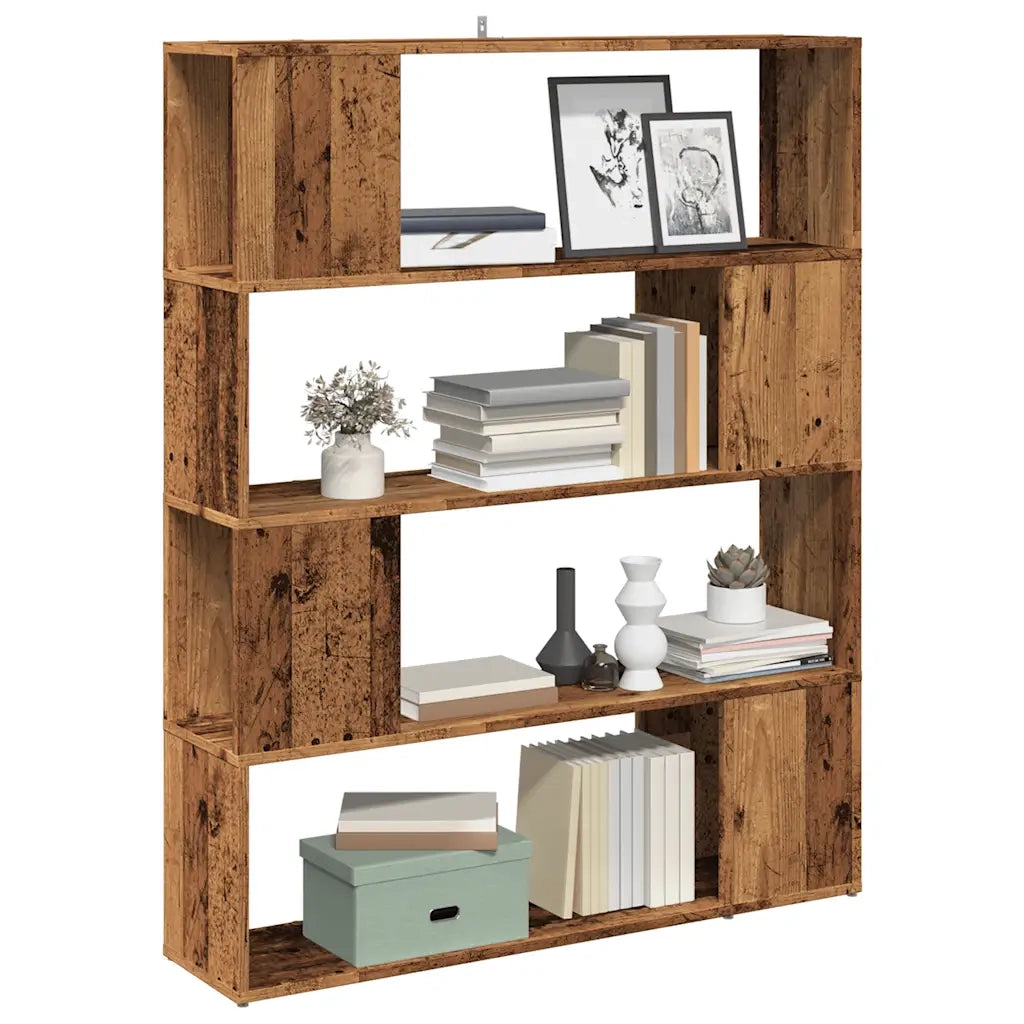 Libreria/Divisorio in Legno Vecchio 100x24x124,5 cm 856744