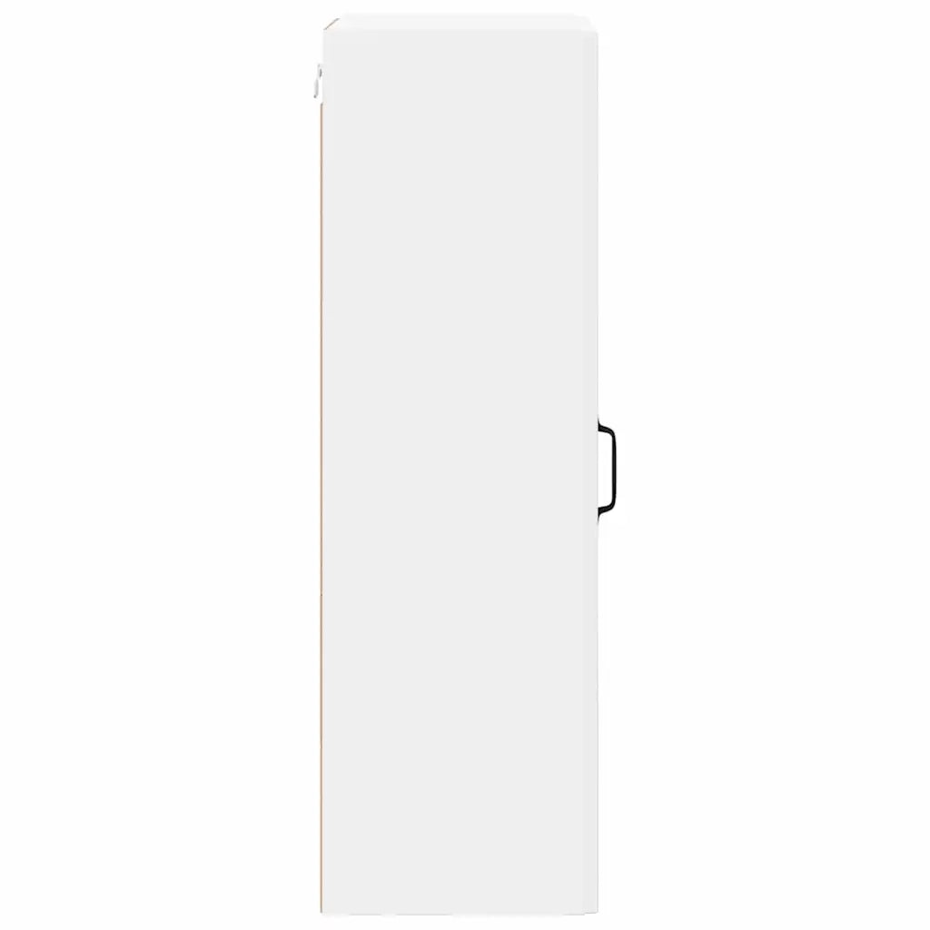 Mobile in vetro da parete LUCCA Bianco 40 x 31 x 100 cm