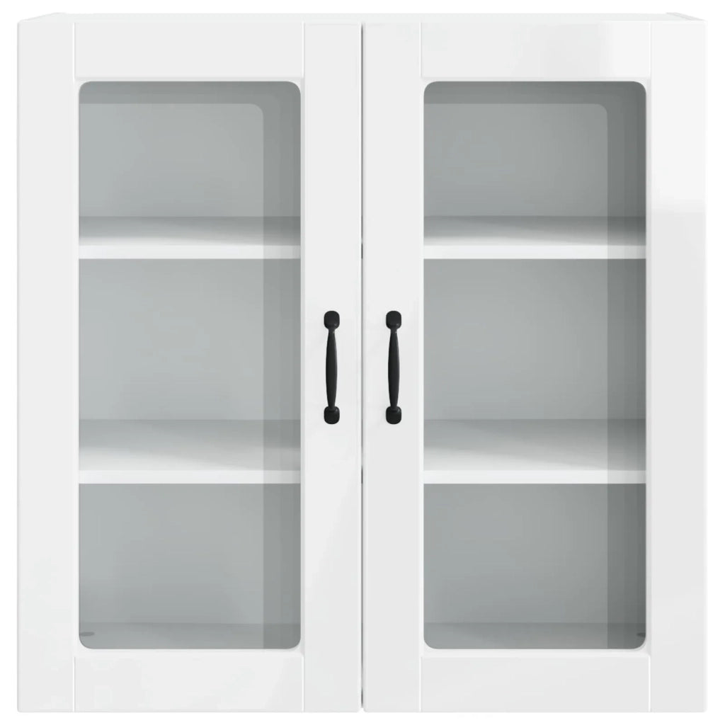 Mobile da cucina con lo scaffale-Armadio da cucina Bianco Lucido 80 x 31 x 80 cm 480176