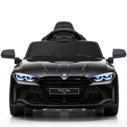 Macchina Elettrica per Bambini a Licenza BMW M4 con Telecomando, Clacson e Fari, 108x69.5x51 cm, Nera