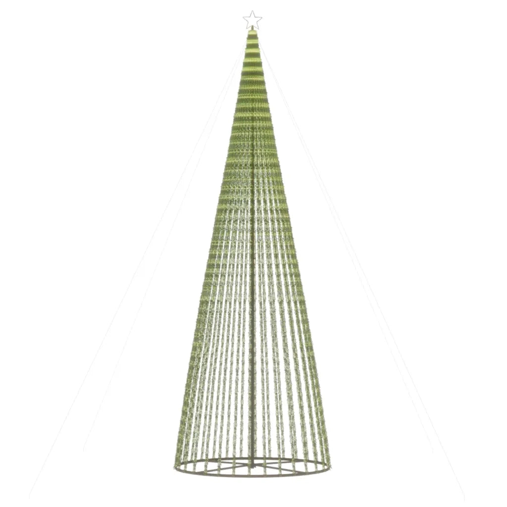 Albero di Natale a LED 1544 LED Bianco Caldo 500 cm 358072