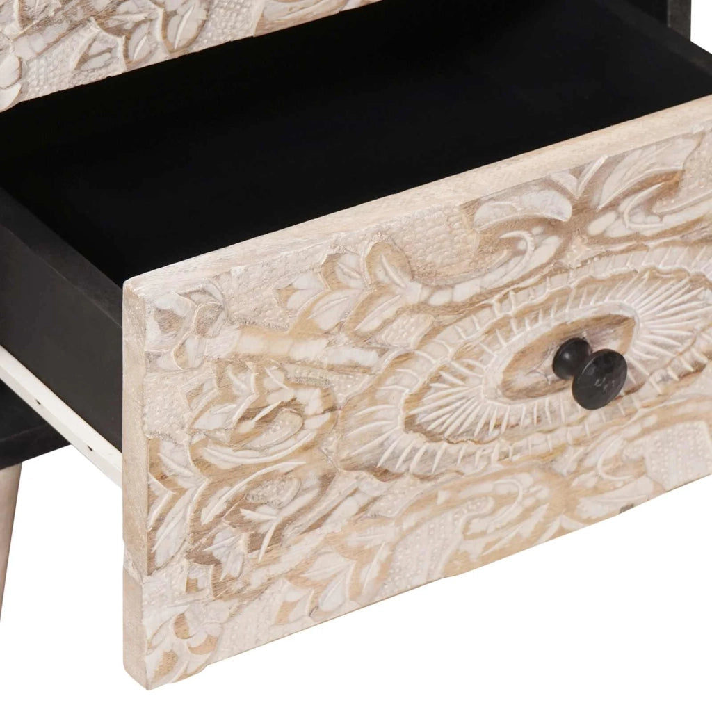 Armadio da Notte con cassetto Bianco 40 x 33,5 x 46 cm 4018366