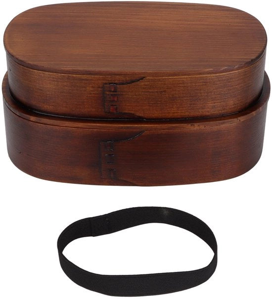 Bento Box con Doppia Faccia - Conservazione Cibo - Antiscivolo - Facile da Pulire - Per Adulti/Bambini - Scatola di Pranzo