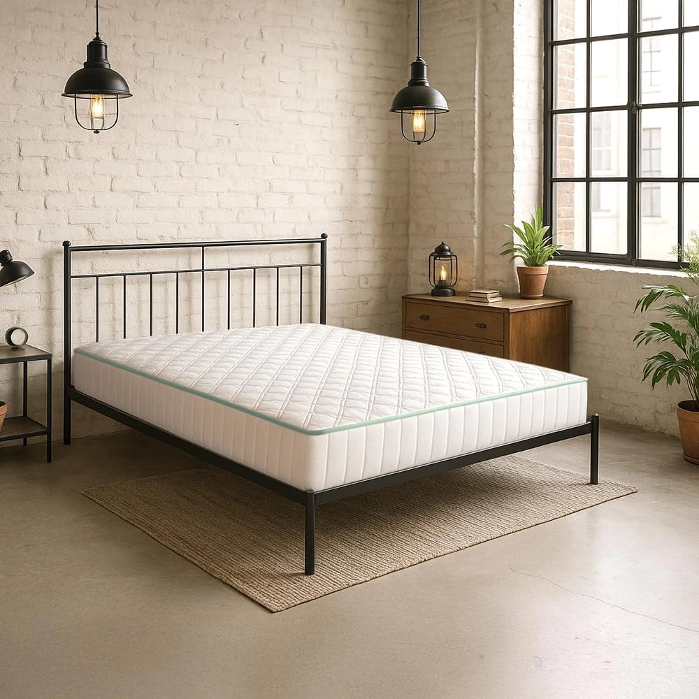 Materasso waterfoam 80x190 h18cm ortopedico imbottitura in fibra ipoallergenico traspirante igienico Farmarelax