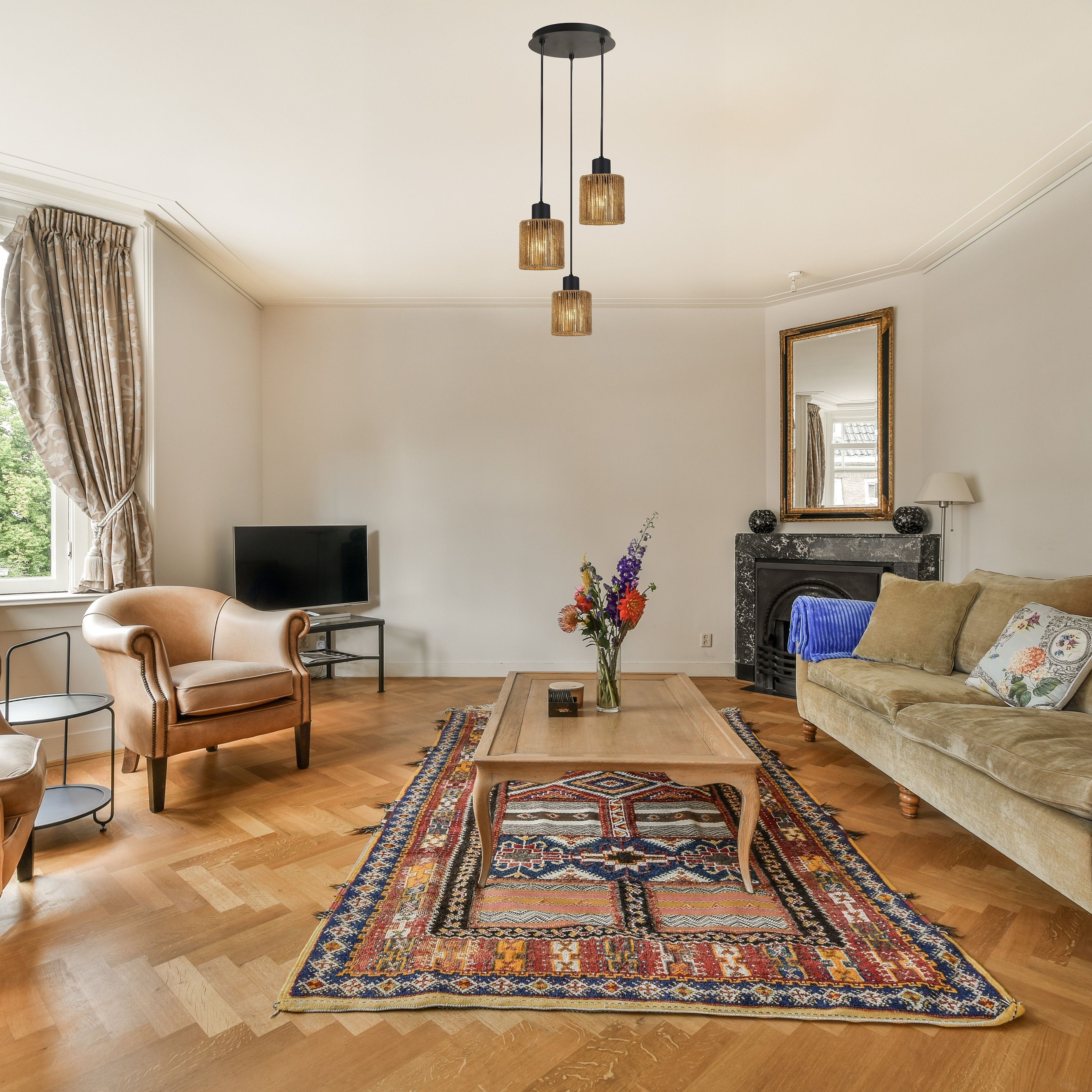 Lampada APP1820-3CPR Nature Black