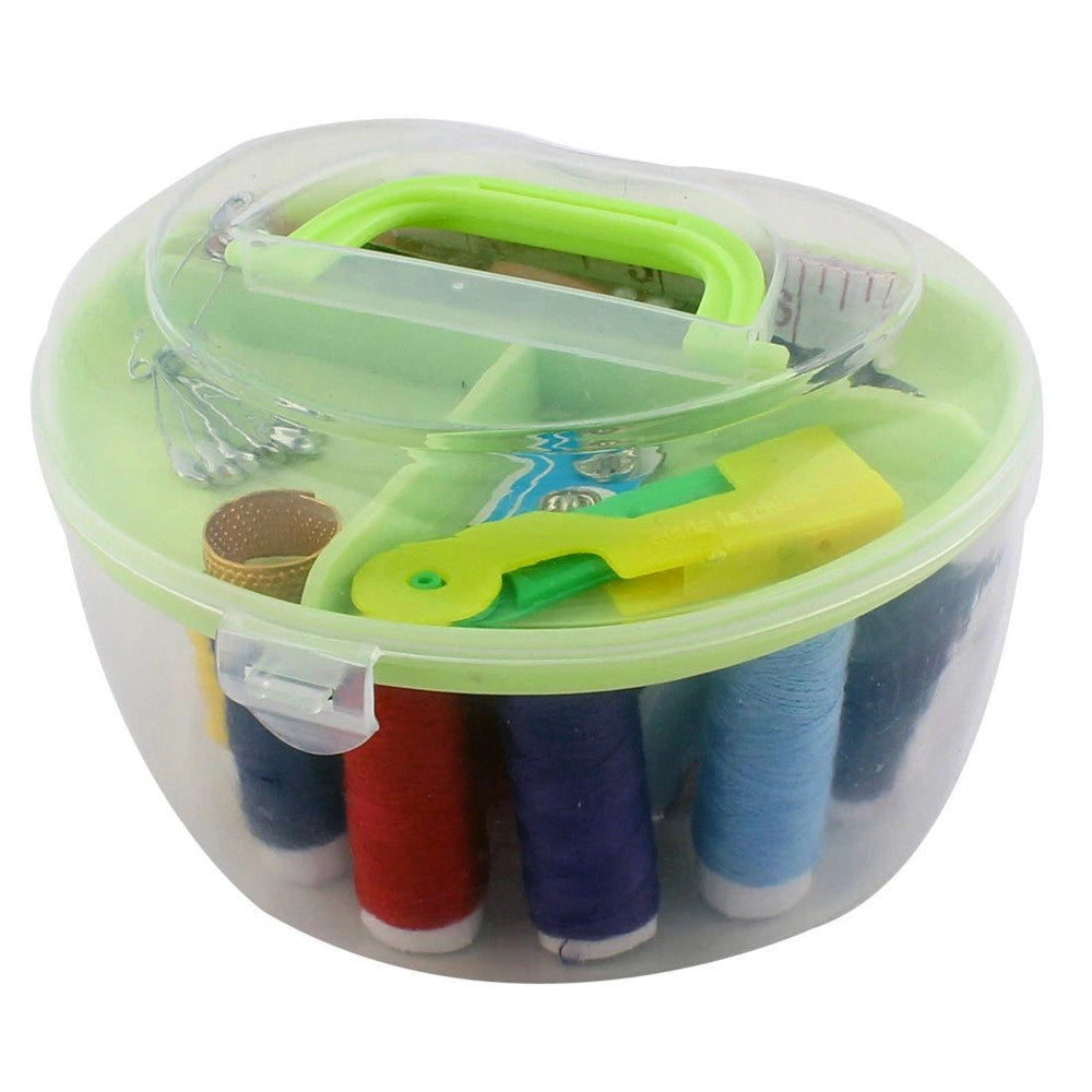 Trade Shop - Kit In Plastica A Forma Di Cuore Per Cucire Da Viaggio Necessary Kit Cucito -