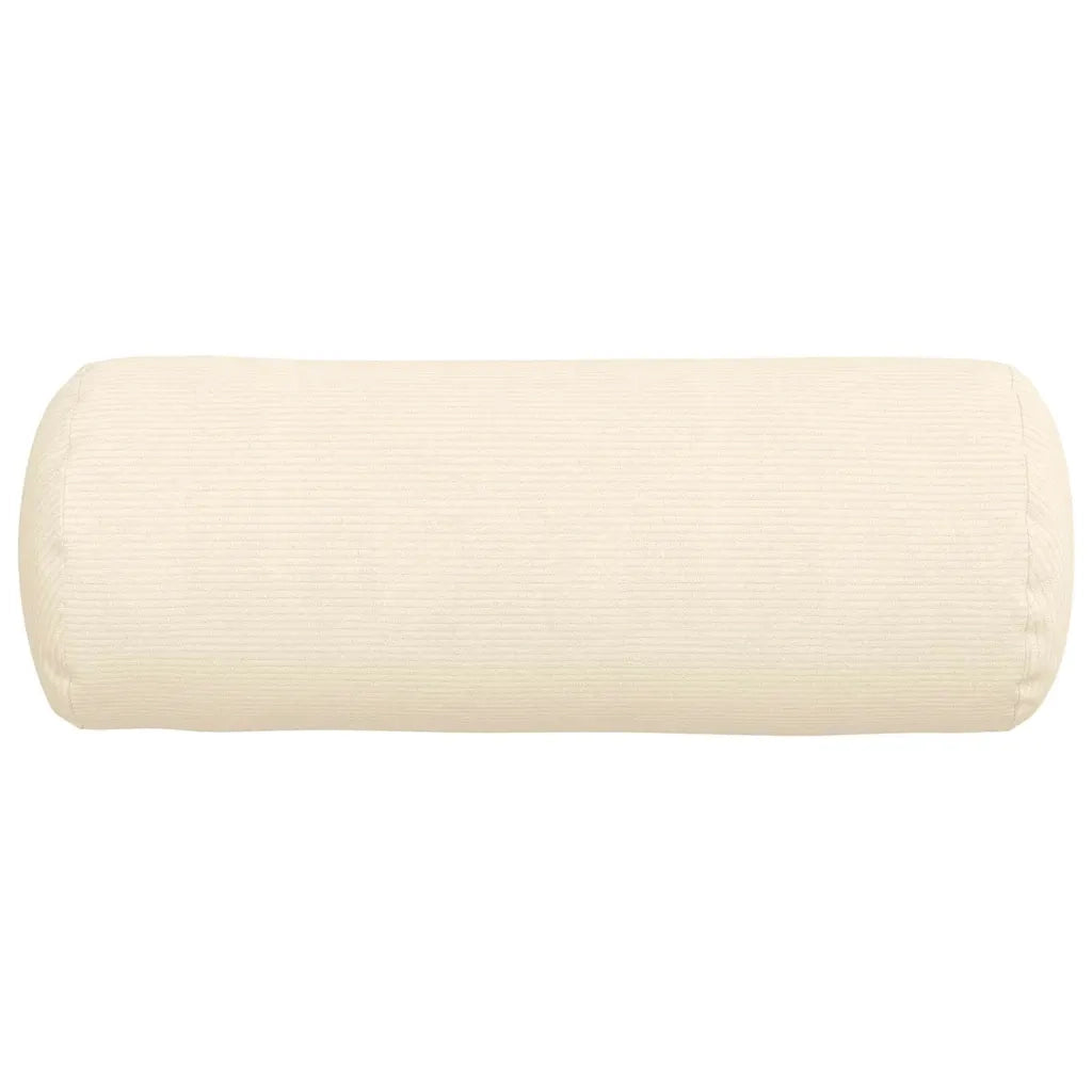 Cuscini a rullo 2 pcs Crema Ø 25 x 70 cm Tessuto in Cords 42014348