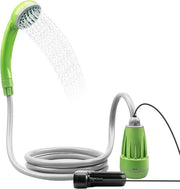 Doccia per camping - Caldo/Freddo - Batteria ricaricabile - Tubo da doccia 1,8m - Pompista - Viaggi in giardino - Lavaggio auto