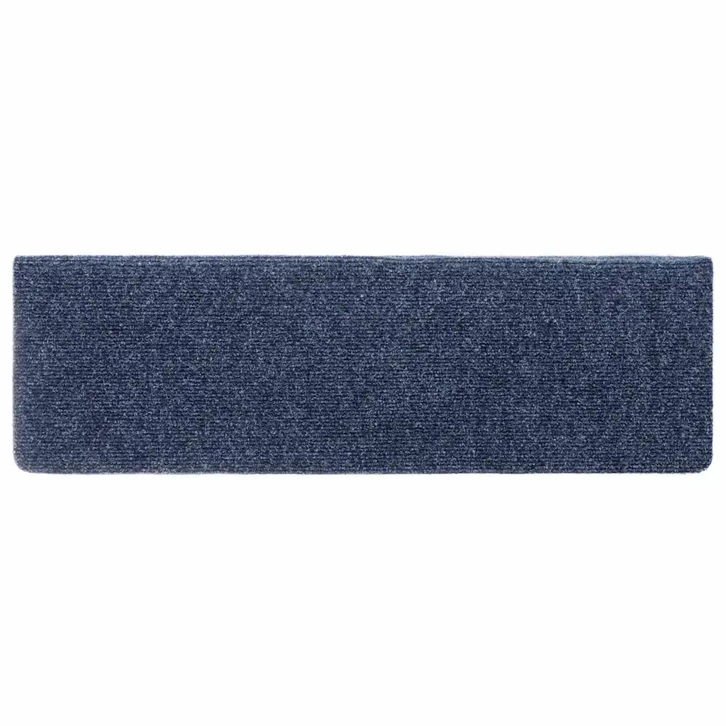 Tappetini per scale autoadesivi 5 pz 65x21x4 cm Antracite Bordo rettangolare 149732
