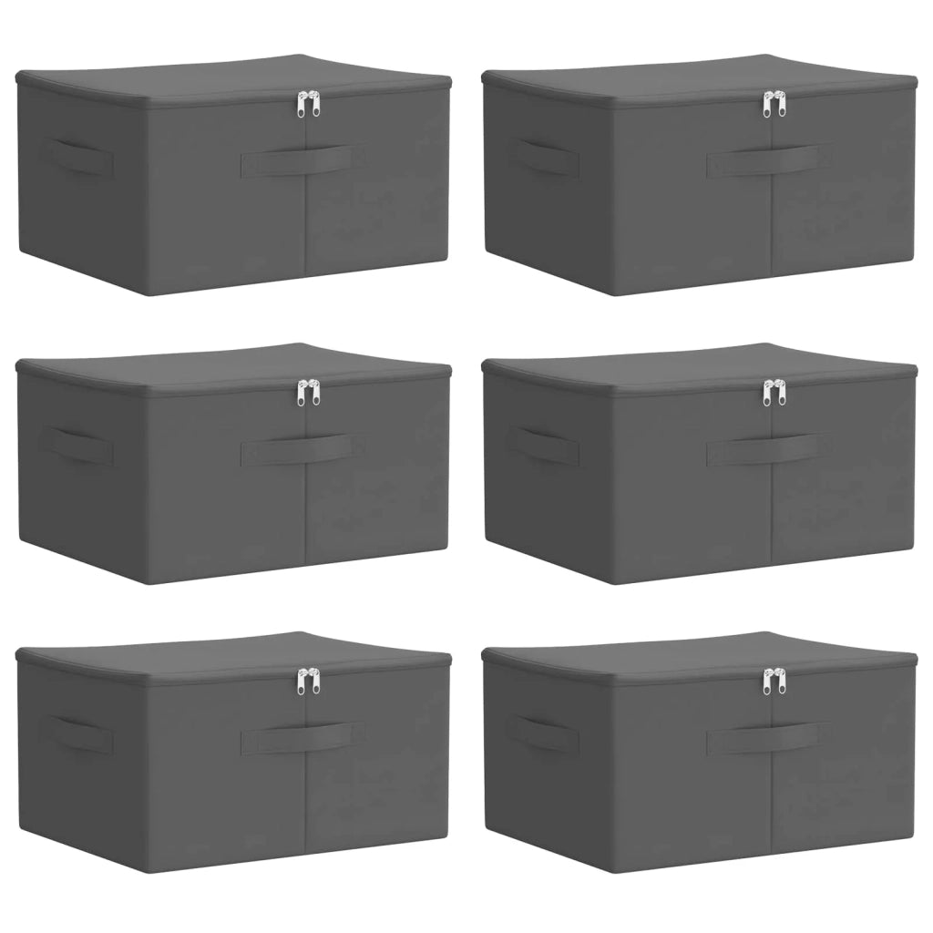 Scatola di Stoccaggio 6 pz Tessuto non tessuto 43 x 34 x 23 cm 42024578