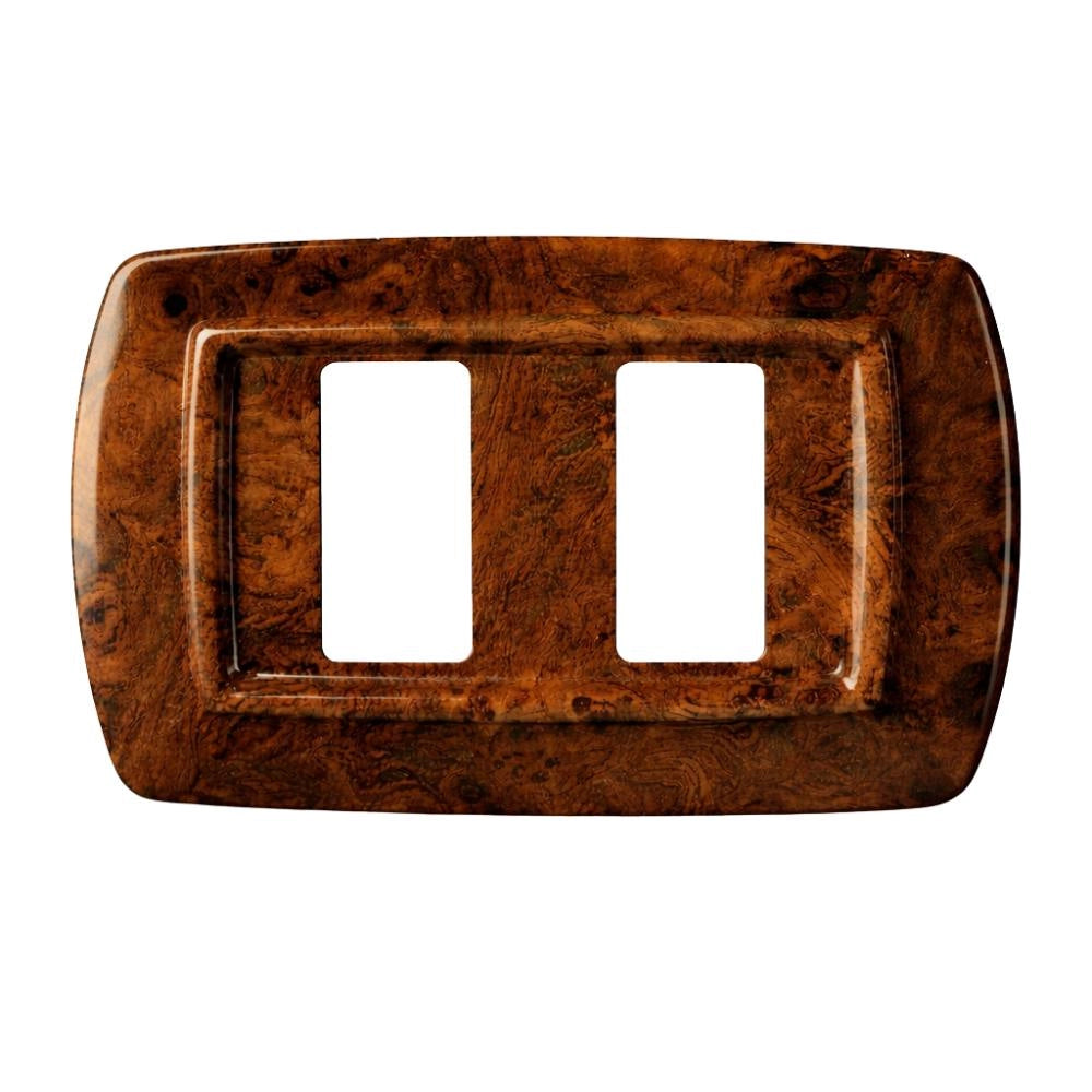 Placa elettrocanali tondò radica di varie modulazioni *** numero posti 2 posti, confezione 1