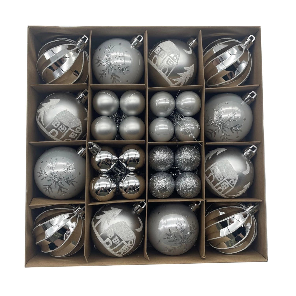 MAURY'S SPECIAL BOX CONFEZIONE DA 44 SFERE IN COLORE SILVER