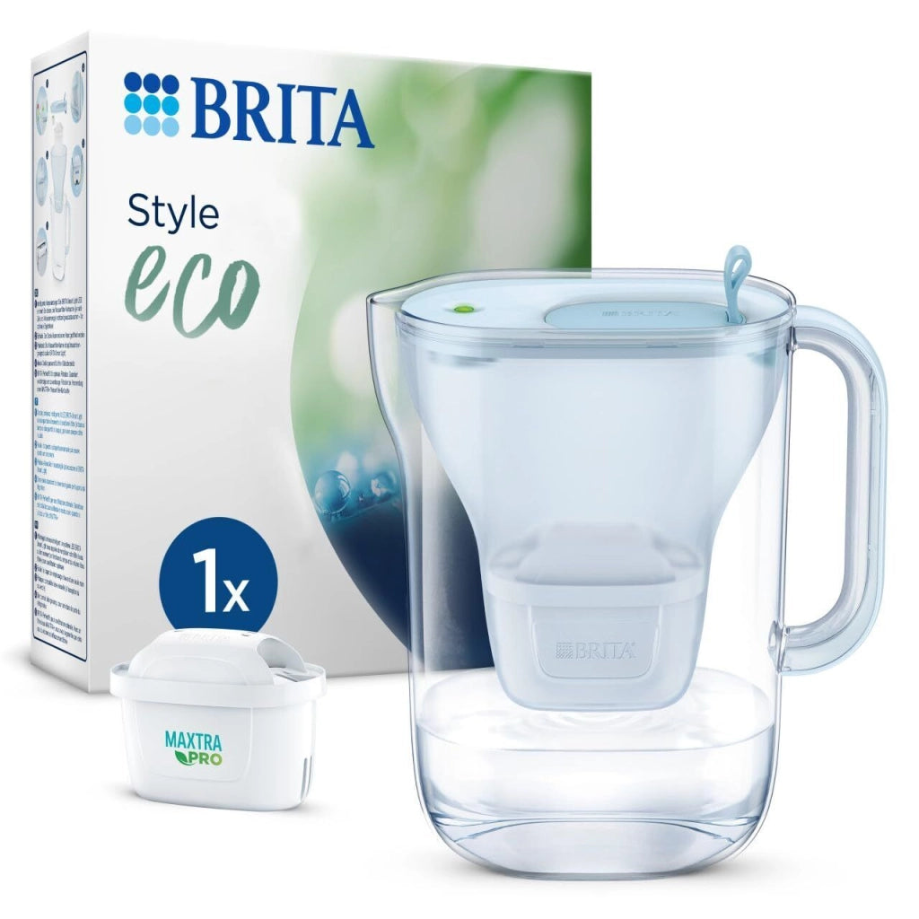 Brita 1051367 Bottiglia per filtrare l'acqua Capacita' 2,4 L Tecnologia MAXTRA Lavabile in lavastoviglie colore Verde Trasparente