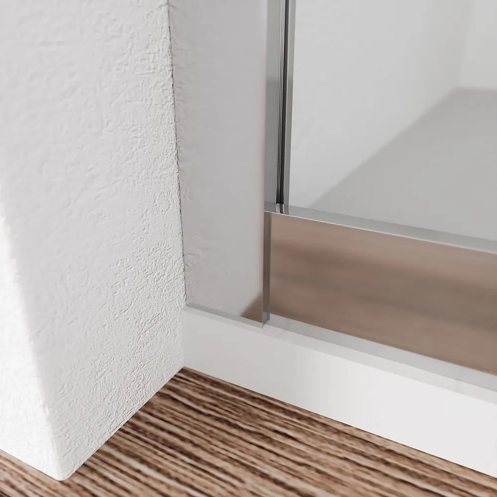 Box doccia angolare 90x190 cm vetro 6mm trasparente apertura 2 ante scorrevoli | Favignana