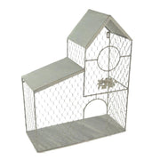 Gabbia casetta gardening grigio cm 40x51x17