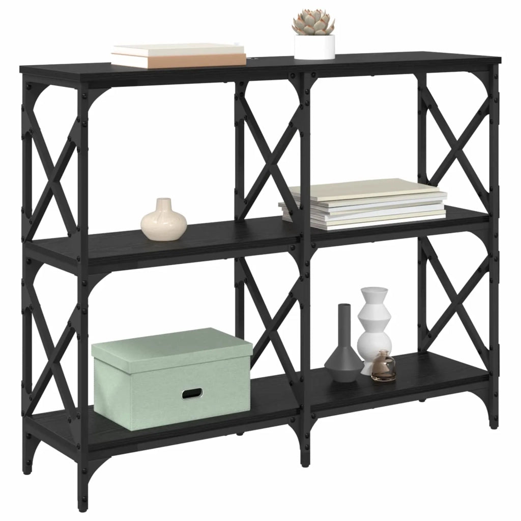 Tavolo consolle Rovere Nero 100 x 28 x 80,5 cm
