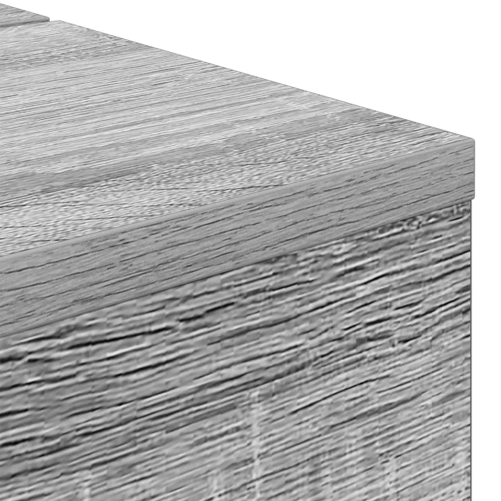 Scrivania studio Sonoma grigio 130 x 40 x 19,5 cm 8006681