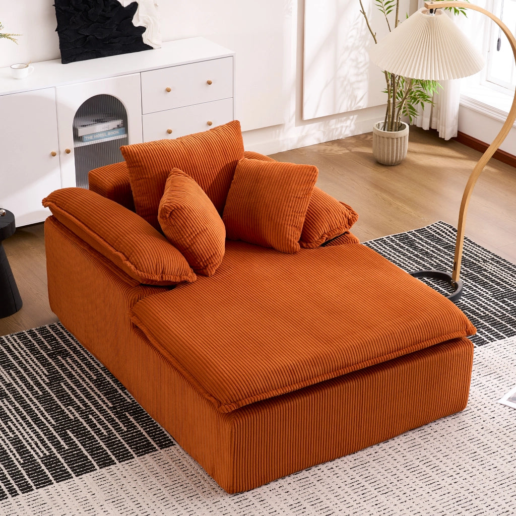 Divano Reclinabile ¨C MINIMAL ¨C Tessuto, Braccioli Larghi, Senza Installazione