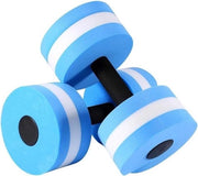 Manubri per idroterapia - Manubri per immersione - Terapia - Allenamento - Adatto per piscina - Blu - Halter EVA acquatico